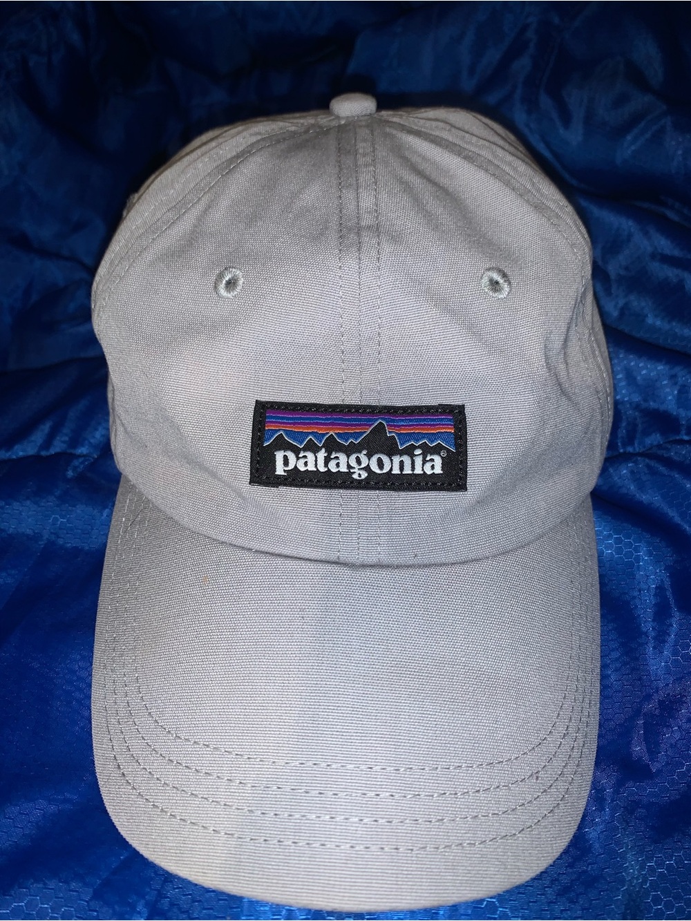 Patagonia P-6 Label Trad Cap Gray Adjustable Strapback Hat